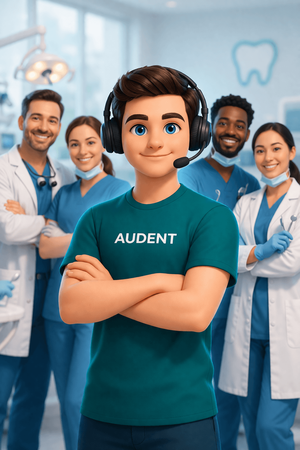 Alex with doctors